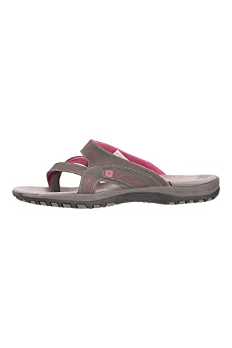 Mountain Warehouse Shoreline Womens Sandals - Breathable Ladies Shoes, Neoprene Lined Footwear, Microfibre Footbed - Best for Summer, Sports, Gym, Camping Grey Womens Shoe Size 7 UK