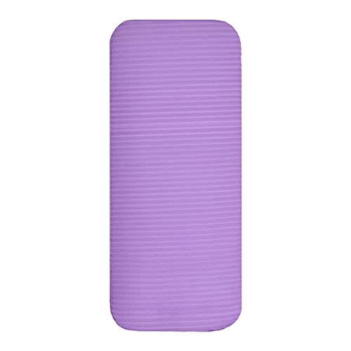 Balance From Go Yoga+ All-Purpose 1/2-Inch Extra Thick High Density Anti-Tear Exercise Yoga Mat and Knee Pad with Carrying Strap (Purple)