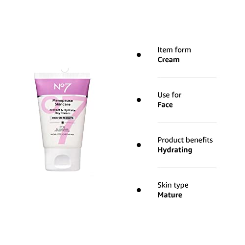 No7 Menopause Skincare Protect & Hydrate Day Cream spf30 - 50ml - (pack of 1)