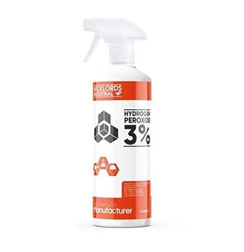 McKLords Hydrogen Peroxide 3%, 1 Litre & Duzzit Amazing Baking Soda Multi Purpose Household Cleaner, 500 g (Pack of 1)