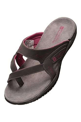 Mountain Warehouse Shoreline Womens Sandals - Breathable Ladies Shoes, Neoprene Lined Footwear, Microfibre Footbed - Best for Summer, Sports, Gym, Camping Grey Womens Shoe Size 7 UK