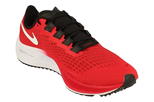 NIKE Air Zoom Pegasus 37 Mens Running Trainers BQ9646 Sneakers Shoes (UK 9 US 10 EU 44, University red White Black 600)