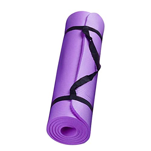 Yoga Mat for Women and Men，Everyday Essentials Extra Thick High Density Anti-Tear Exercise Yoga Mat，Large TPE Exercise Fitness Mat for Yoga, Pilates, Workout