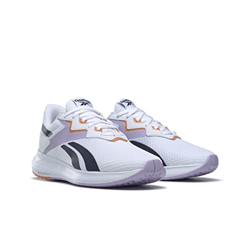 Reebok Women's Energen Plus 2 Sneaker, Footwear White/Purple Oasis/Vector Navy, 4.5 UK