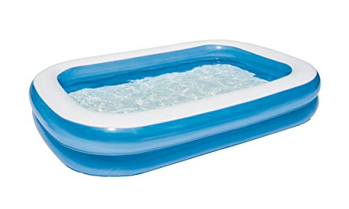 Bestway Family Pool, rectangular pool for children, easy to assemble, blue, 262 x 175 x 51 cm