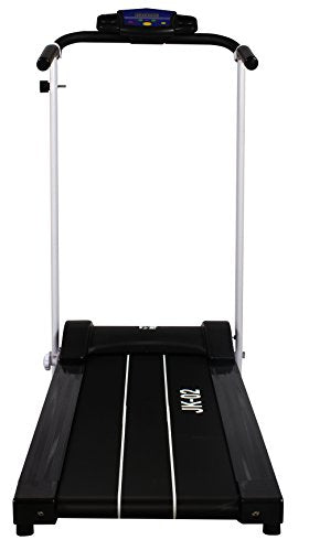 Treadmill For Home Office Foldable Portable Running Machine Jogging Walking Electric Folding Treadmills 99% Pre-Assembled Pre-Set Fitness Programs | JK02 Black