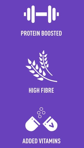 FUEL10K Protein Boosted, Chunky Granola, Chocolate Loaded, Gram Box - High Fibre, Vitamin Boosted Vegan Cereal with Dark Chocolate Pieces, Jumbo Oats & Pumpkin Seeds,400 g (Pack of 6)