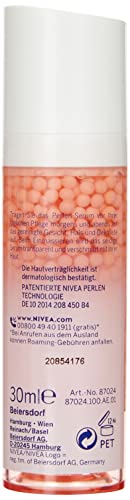 Nivea Q10 Energy Anti-Wrinkle Pearl Serum (30 ml), Face Serum with 100% Skin Identical Q10, Vitamin C and Vitamin E, Serum for Radiant and Tighter Skin