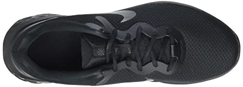 NIKE Men's Nike Revolution 6 Nn Sneaker, Black Black Dk Smoke Grey, 8 UK