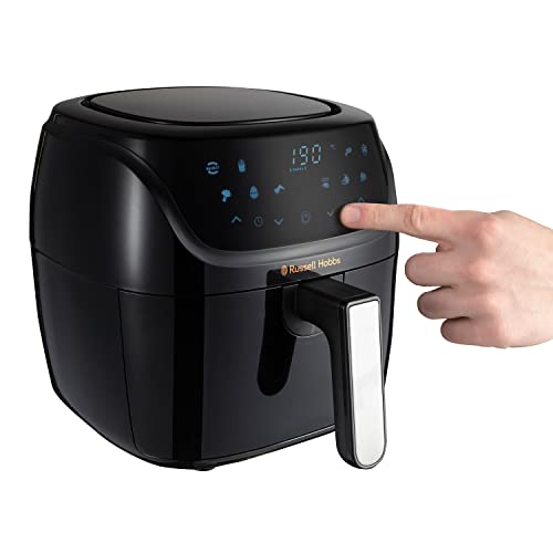 Russell Hobbs 27160 SatisFry Medium Digital Air Fryer, Energy Saving Airfryer with 10 Cooking Functions including Bake, Grill and Dehydrate, 4 Litre Capacity, Black