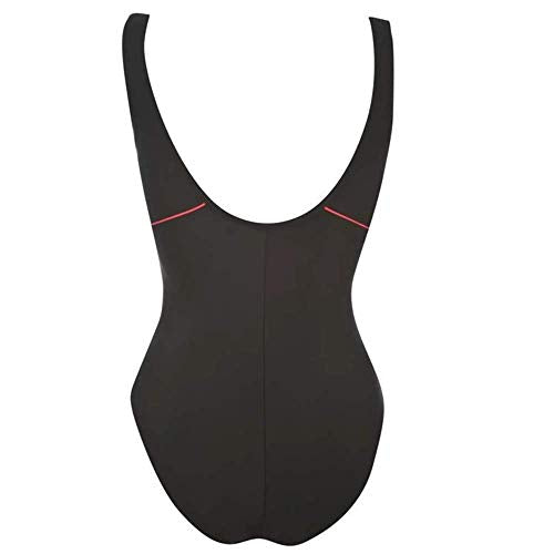 Ladies SLAZENGER Support Swimsuit / Swimming Costume - Black - Size 16