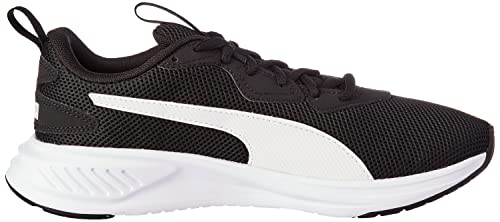 PUMA Unisex Incinerate Running Shoe, Black White, 12 UK