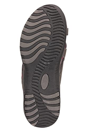 Mountain Warehouse Shoreline Womens Sandals - Breathable Ladies Shoes, Neoprene Lined Footwear, Microfibre Footbed - Best for Summer, Sports, Gym, Camping Grey Womens Shoe Size 7 UK