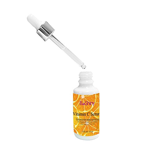 BeShiny Vitamin C Serum for face WITH HYALURONIC ACID + JOJOBA OIL +VIT E - Anti Aging Brightening Face Serum for Pure Skin Glow - Reduce Wrinkles & Dark Spots