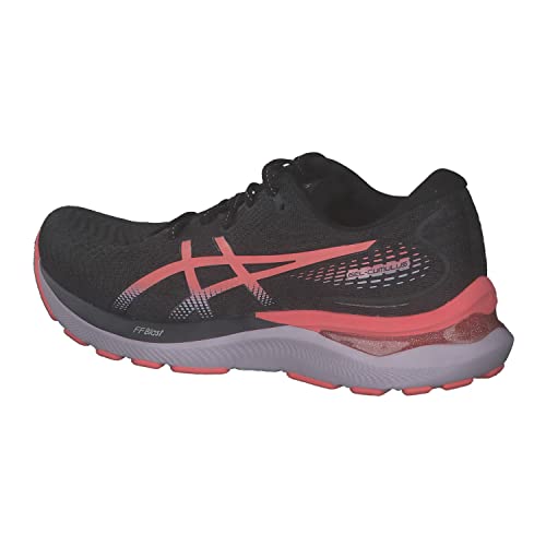 ASICS Women's Gel-Cumulus 24 Sneaker, Black/Papaya, 8.5 UK