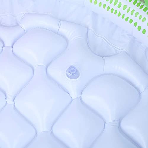 Inflatable Pool, Round Inflatable Baby Toddlers Swimming Pool Portable Bath Tub Children Little Pump Cartoon for Indoor Outdoor Garden Yard Backyard Pet Bathing Tub