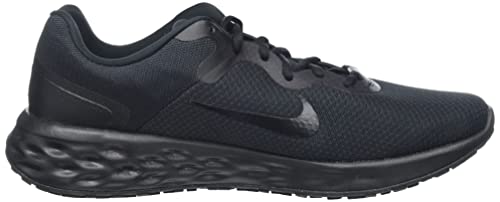 NIKE Men's Nike Revolution 6 Nn Sneaker, Black Black Dk Smoke Grey, 8 UK