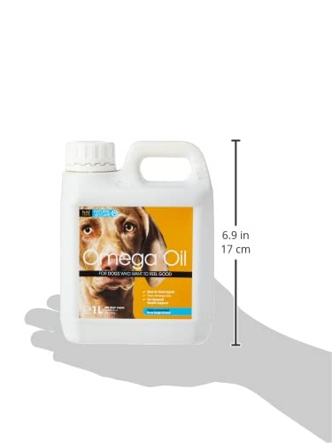 Natural VetCare Veterinary Strength Omega Oil Dog Supplement, 1000 ml, NVC225.1000