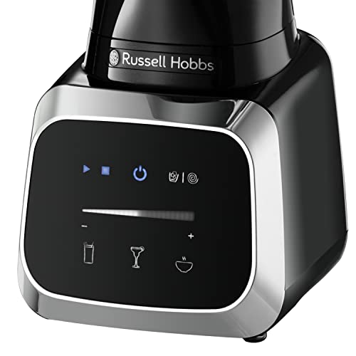 Russell Hobbs 28241 Sensigence Jug Blender - Inteligent 1.5 Litre Smoothie Maker; Soup Liquidiser and Ice Crusher; 1000 Watt; Black and Chrome