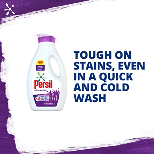 Persil Colour keeps colours bright Laundry Washing Liquid Detergent 100% recyclable bottle 53 wash 1.431 l