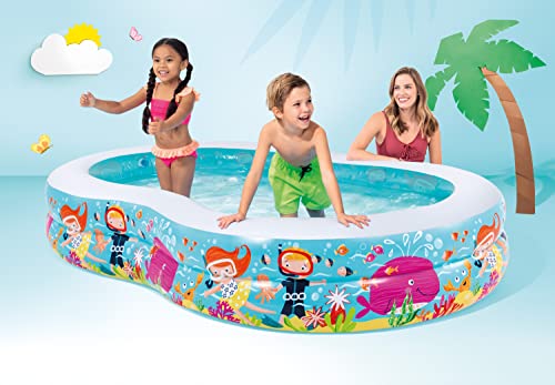 Intex 56490NP Swim Centre Paradise Seaside Pool - white/blue