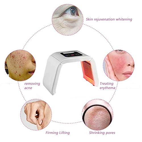 7 Colour Photon PDT Acne Therapy Machine, Removal Anti-aging Skin Rejuvenation Facial Care Beauty Machine,Skin Care LED Light Therapy Treatment Machine