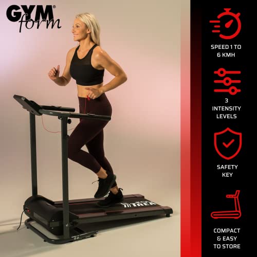 Treadmill for Home GYMFORM SLIM FOLD, As Seen On TV, LCD Monitor, Automatic Fitness Programs, Variable Speed, Easy storage