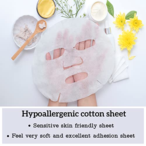 MEAROSA NEW Vitamin C Collagen Firming Facial Sheet Mask Korean Skin Care Hydrating & Nourishing Premium Quality Natural ingredients Essence Sensitive skin(8 Variety pack 25ml)