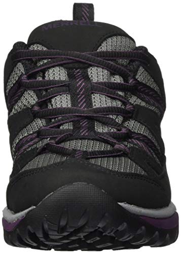 Merrell Women's Siren Sport 3 GTX Waterproof Walking Shoe, Black/Blackberry, 5