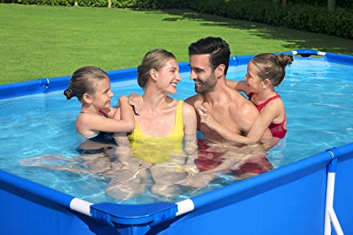 Bestway 56405 Steel Pro Family Pool - Steel Frame Swimming Pool - Blue, 400 x 211 x 81 cm