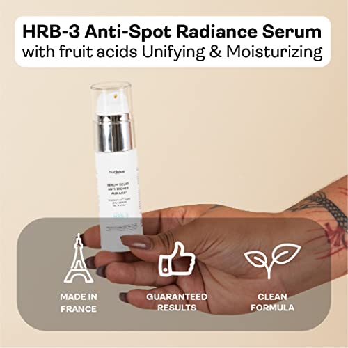 NUBIANCE - Anti Dark Spot Serum with AHA HRB-3-30ml - For Black, Matte and Mixed Skins - Exfoliating Face Care - Against the Appearance of Pigmentary Spots - Powerful Black Skin Lightening Cream