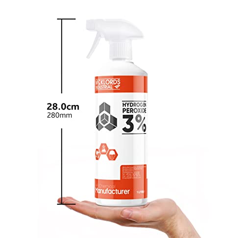 McKLords Hydrogen Peroxide 3%, 1 Litre & Duzzit Amazing Baking Soda Multi Purpose Household Cleaner, 500 g (Pack of 1)