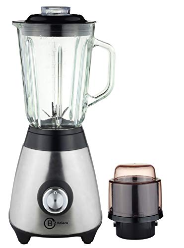 Multi Blender juicer Food Processor with Glass Jar & a Grinder Strong housing Smoothie Maker 1.5L Glass jar Removable Filling Cap for Easy Filling Ice Crushing Function