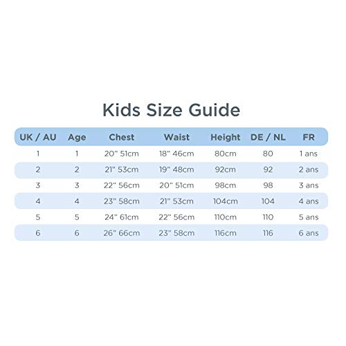 Zoggs Unisex Kids Classicback Swimming Costume Girls One Piece Swimsuit 1 6 years , Surfer