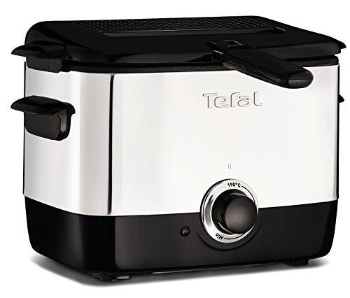 Tefal FF220040 Mini Deep Fryer, (2 Portions), 0.6 Kg Capacity, 1000 W, Stainless Steel