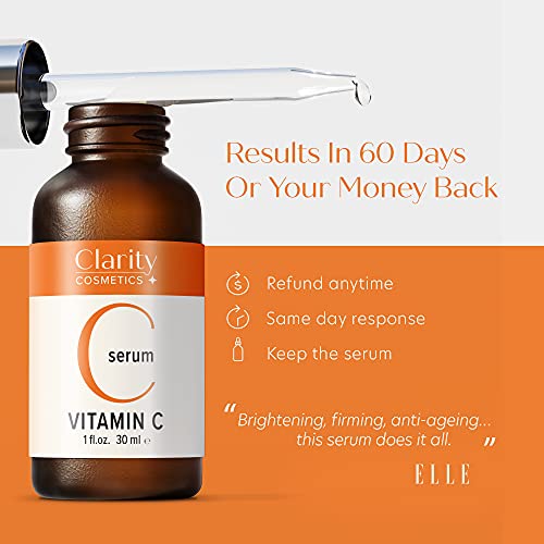 ENCAPSULATED Vitamin C Serum - 4X MORE STABLE with Liposomal Coating - 2x More Potent with SYNERGISTIC ANTIOXIDANTS - Sensitive-Skin Friendly - MADE IN THE UK, China Free - 100% Vegan