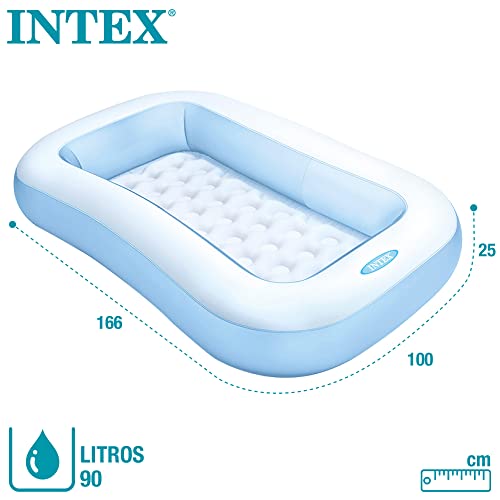 Rectangular Baby Pool with Soft Inflatable Floor