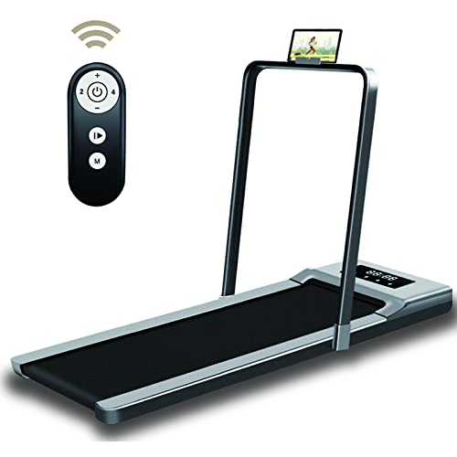 Treadmill Walking Machine, Portable Indoor Running Electric Machine, 1KM/h-12KM/h Adjustable Speed Workout Treadmill, LCD Screen ,Ultra Thin and Silent, Intended for Home/Office Running Machine