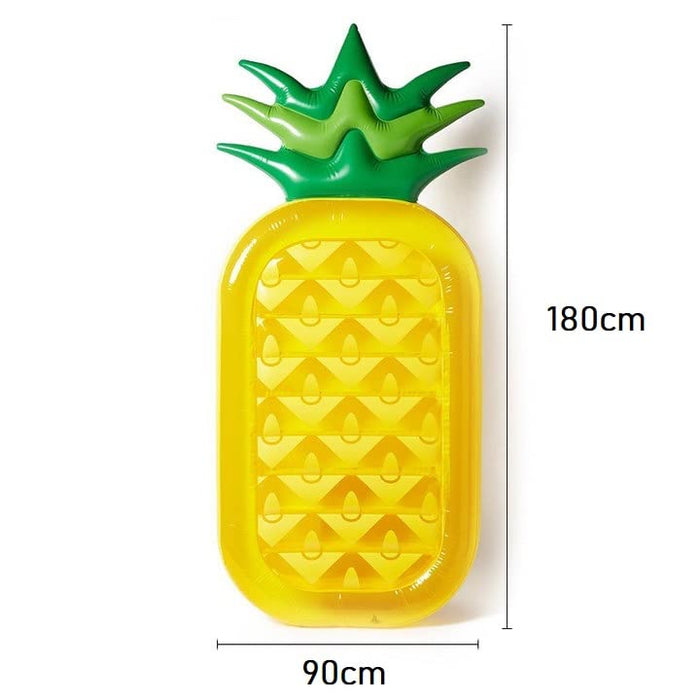 Neluxfe Inflatable Pool Floats for Adults, Lilo Pool Inflatables Water Hammock Inflatable Pool Chair Pool Lounger, Swimming Pool Inflatables for Adults Kids Summer Beach Party Pool Toys (Pineapple)