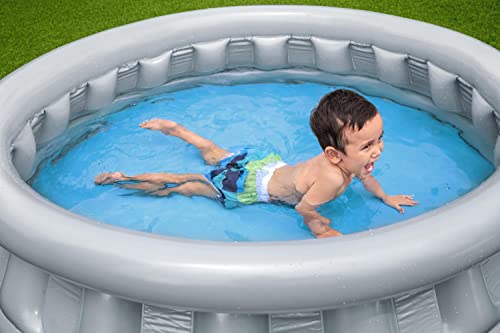 Bestway BW51080B Spaceship Paddling Pool - Grey, 1.57 m x 41 cm