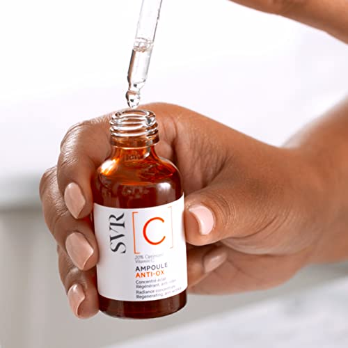 SVR Ampoule Anti-Ox Vitamin C Brightening Serum for Dull, Tired Skin and Uneven Skin-tone, 30 ml