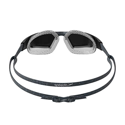 Speedo Unisex Adult Aquapulse Pro Mirror Swimming Goggles, Oxid Grey/Silver/Chrome, One Size