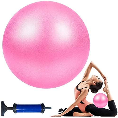 Mabufun Soft Pilates Ball and Resistance Bands Yoga Resistance Elastic Bands for Core Training and Physical Therapy Shaping Fitness Yoga Pilates Exercise at Home or Gym