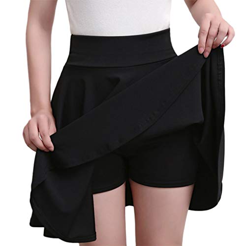 Sports Skorts for Women Ladies Chic High Waist Solid Mini Pencil Skirt Hip Slim Sexy Short Skirt Clearance Summer Yoga Workout Activewear Shorts