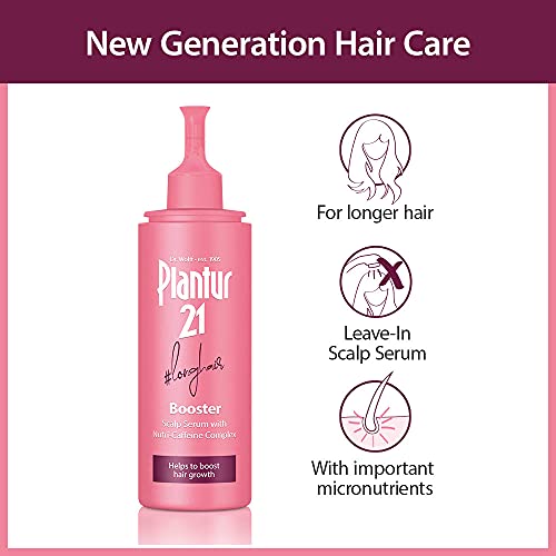 Plantur 21#longhair Booster for Long and Brilliant Hair 125ml | Hair Serum Boosts Hair Growth | No Silicones No Parabens | Energy Kick for Hair Roots