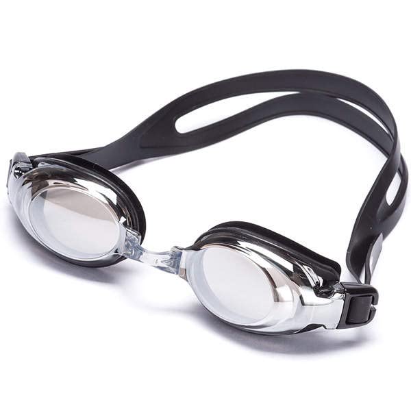 Premium Optical Swimming Goggle with Silver Mirror Lens (-4.00)