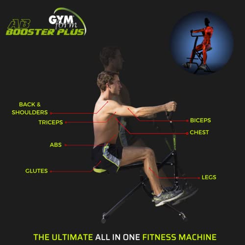 GYMFORM AB BOOSTER Workout Machine for Abs Arms Legs Back and Glutes Train Cardio Exercise at Home