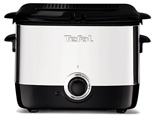 Tefal FF220040 Mini Deep Fryer, (2 Portions), 0.6 Kg Capacity, 1000 W, Stainless Steel