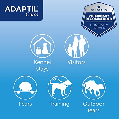 ADAPTIL Calm 30 day Refill, helps dog cope with behavioural issues and life challenges - 48 ml (Pack of 1)