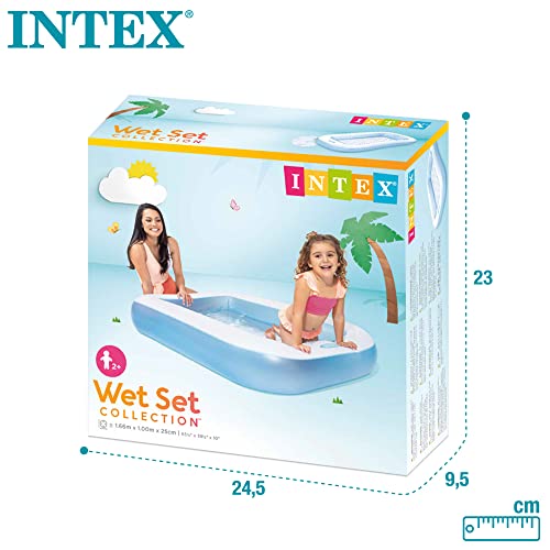 Rectangular Baby Pool with Soft Inflatable Floor